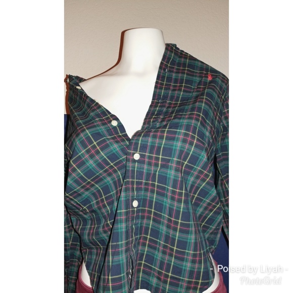 Ralph Lauren  Long Sleeve plaid Button Down Shirt - Picture 5 of 6